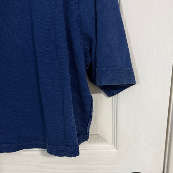 We The Free Navy Blue Collared Top - Picture 3 of 5